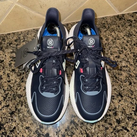 NWT GFORE MG4X2 Debossed Hybrid Golf Cross Trainer Skulls Womens 9 Twilight Blue - Picture 8 of 11